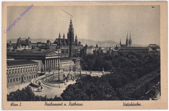 Wien 1, Parlament und Rathaus