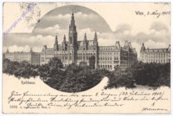ak191810 Wien 1, Rathaus