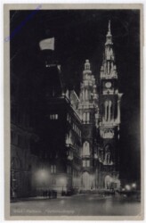 Wien 1, Rathaus, Festbeleuchtung