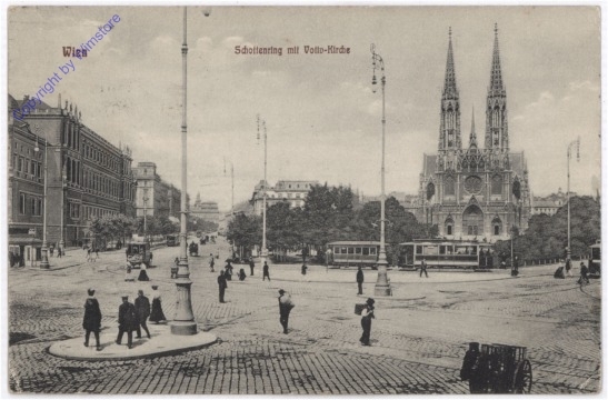 ak191824 Wien 1, Schottenring mit Votivkirche
