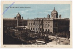 ak191834 Wien 1, Burgring mit beiden Museen