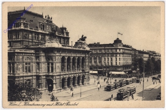 Wien 1, Kärntnerring mit Hotel Bristol