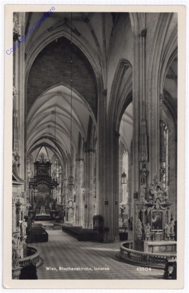 ak191890 Wien 1, Stephanskirhce, Inneres