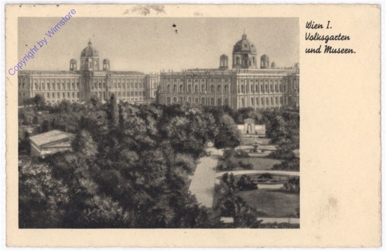 Wien 1, Volksgarten und Museen