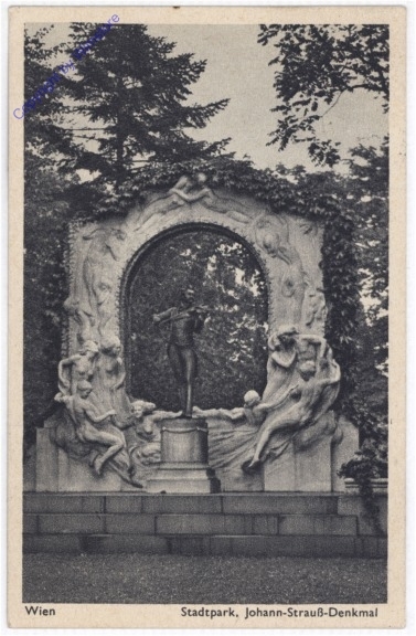 ak191967 Wien 3, Stadtpark, Johann Strauß-Denkmal
