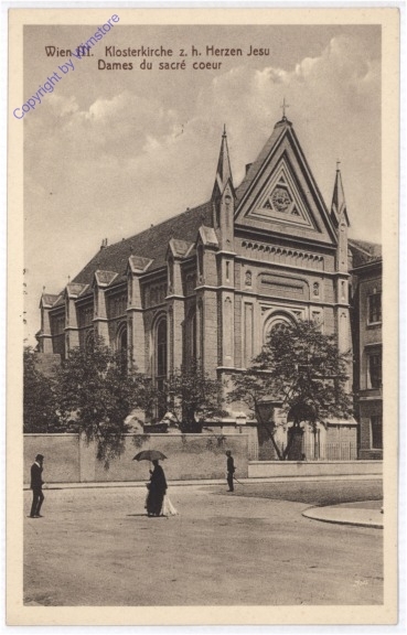 ak191971 Wien 3, Klosterkirche z.h.. Herzen Jesu