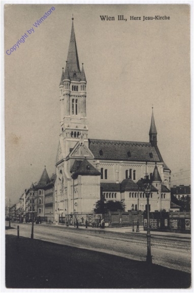 ak191976 Wien 3, Herz Jesu-Kirche