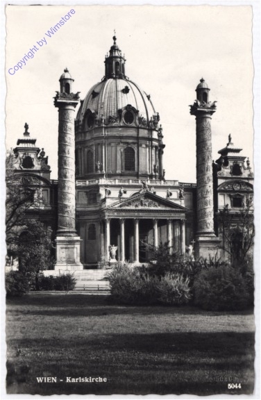 ak192015 Wien 4, Karlskirche