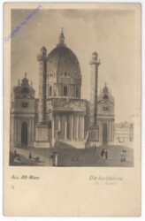 ak192016 Wien 4, Karlskirche