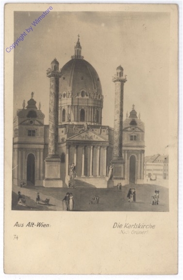 ak192016 Wien 4, Karlskirche