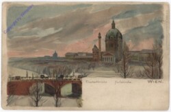 Wien 4, Karlskirche, Elisabethbrücke