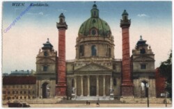 ak192019 Wien 4, Karlskirche