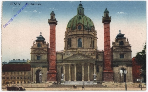 ak192019 Wien 4, Karlskirche