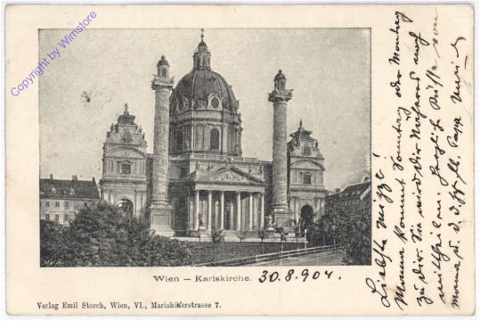 ak192020 Wien 4, Karlskirche