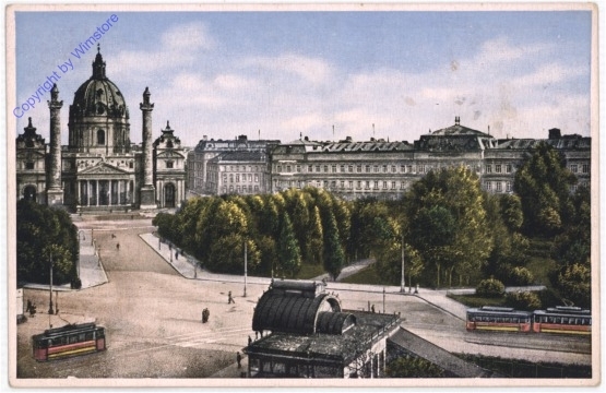 ak192027 Wien 4, Karlskirche