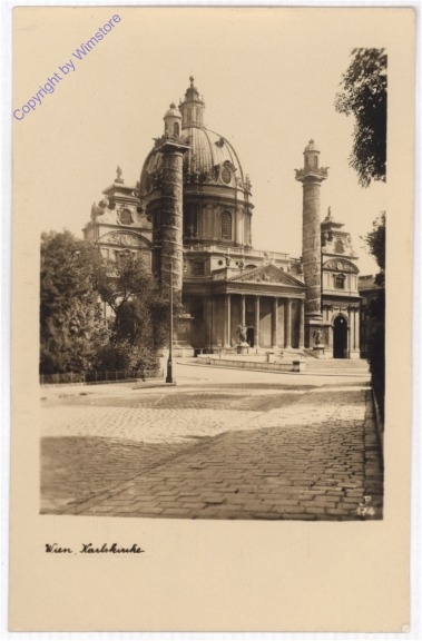 ak192034 Wien 4, Karlskirche