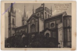 Wien 7, Altlerchenfelder Kirche, Ecke der Schottenfeldgasse