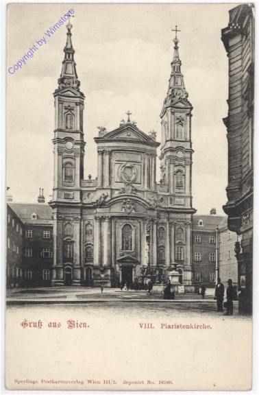 ak192050 Wien 8, Piaristenkirche