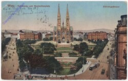 Wien 9, Votivkirche und Maximilianplatz