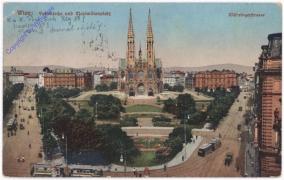 Wien 9, Votivkirche und Maximilianplatz