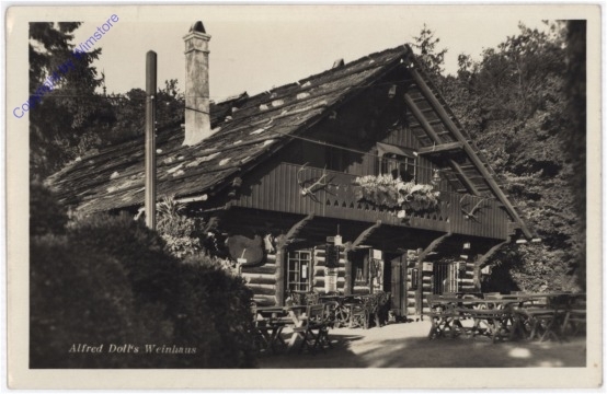 ak192106 Wien 13, Alfred Doll's Weinhaus