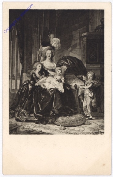 ak192159 Wien 13, Schönbrunn, Königin Maria Antoinette mit ihren Kindern