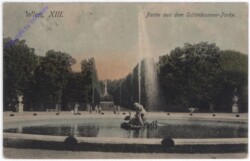 Wien 13, Schönbrunn, Partie aus dem Schönbrunner-Park