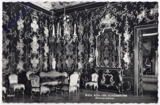ak192188 Wien 13, Schönbrunn, Millionenzimmer