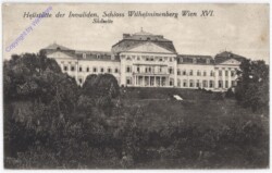Wien 16, Heilstätte der Invaliden, Schloss Wilhelminenberg, Südseite