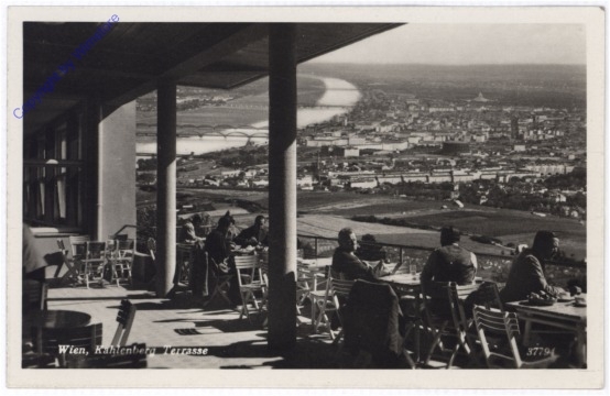 ak192287 Wien 19, Kahlenberg, Terrasse
