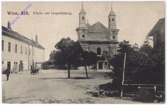 ak192311 Wien 19, Kirche am Leopoldsberg