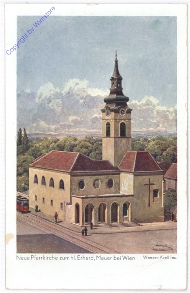 ak192327 Wien 23, Mauer, Neue Pfarrkirche zum hl. Erhard