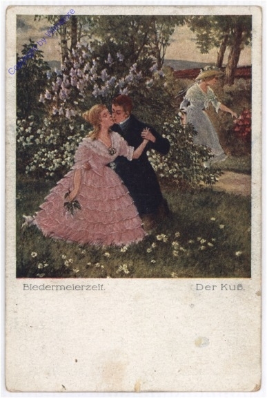 Der Kuss - Biedermeierzeit