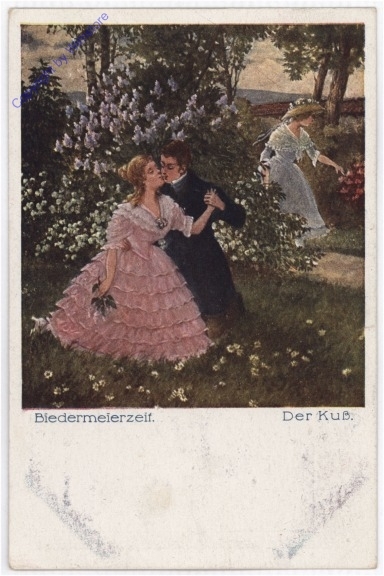 Der Kuss - Biedermeierzeit