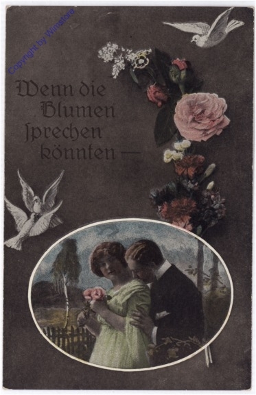 ak192508 Wenn die Blumen sprechen könnten