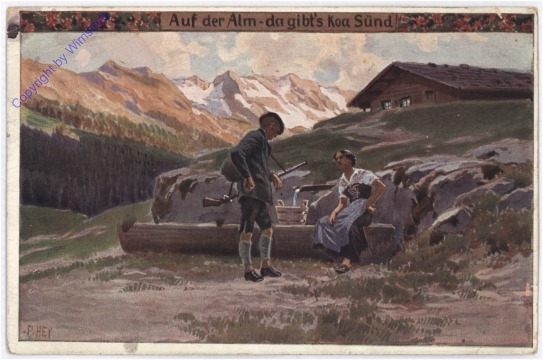 Auf der Alm da gibts ka Sünd'...