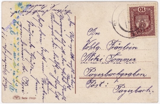 ak192711a Träume süß von mir!