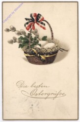 ak192724 Korb mit Eiern