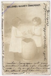 ak192744 Kinder mit großem Ei
