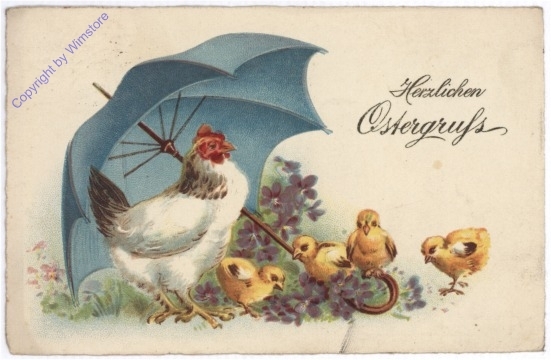 Henne mit Küken