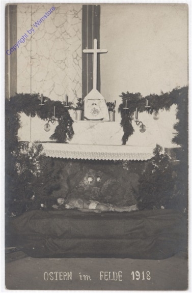Ostern im Felde 1918