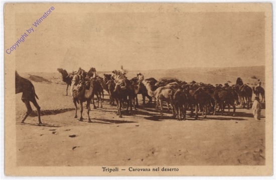 ak192881 Tripoli, Carovana nel deserto