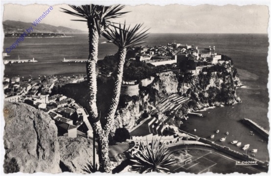 Monaco, Le Rocher de Monaco, le Cap Martin et l'Italie