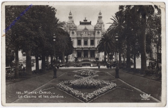 Monaco, Monte Carlo, Le Casino et les Jardins