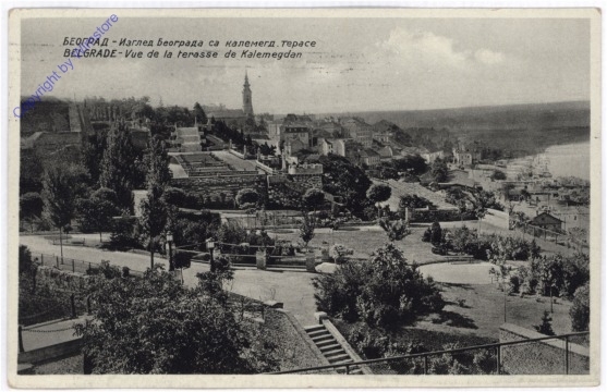 ak192999 Belgrad, Vue de la terasse de Kalemegdan