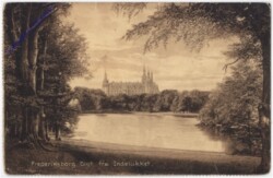 ak193129 Frederiksborg, Slottet set fra Indelukket