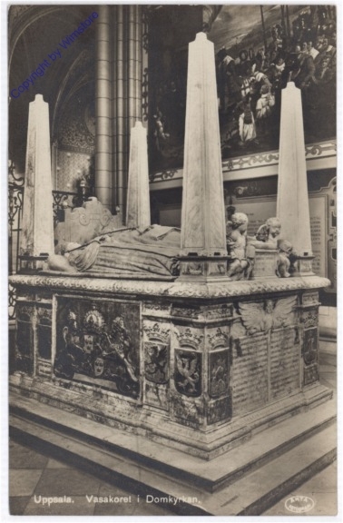 ak193151 Uppsala, Vasakoret i Domkyrkan