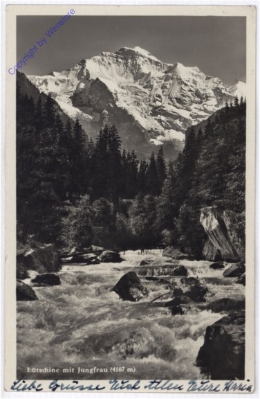 Lütschine mit Jungfrau