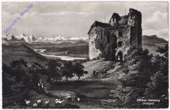 ak193167 Aargau, Schloß Habsburg
