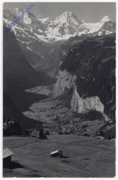 ak193179 Wengen, Breithorn & Lauterbrunnental